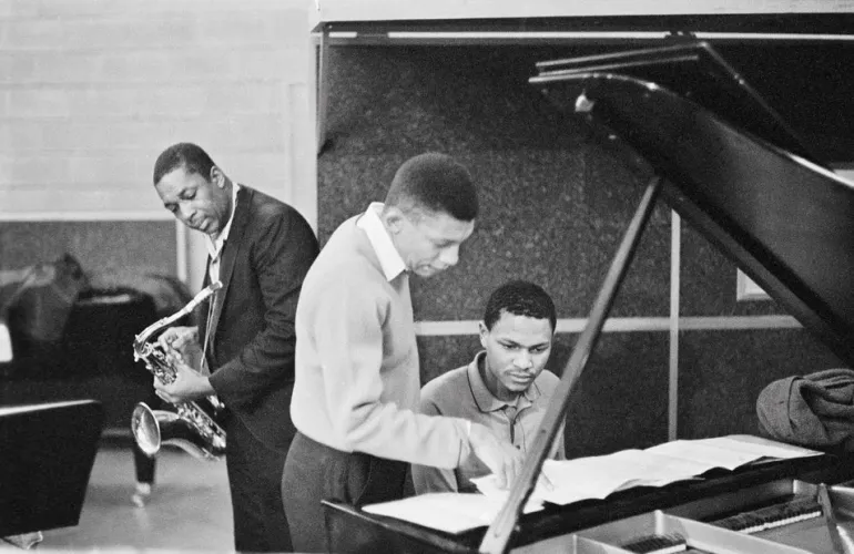 John Coltrane and John Hartman (1963)