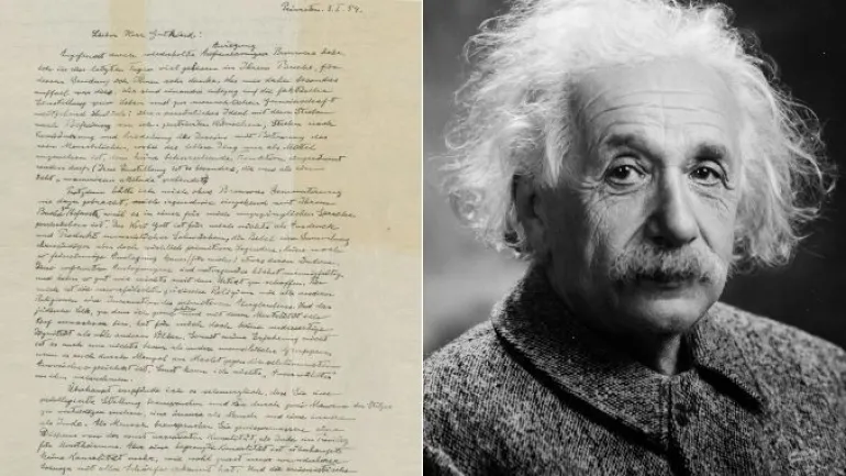 3 εκατομμύρια δολάρια δημοπρατήθηκε το «γράμμα του Θεού» του Αϊνστάιν