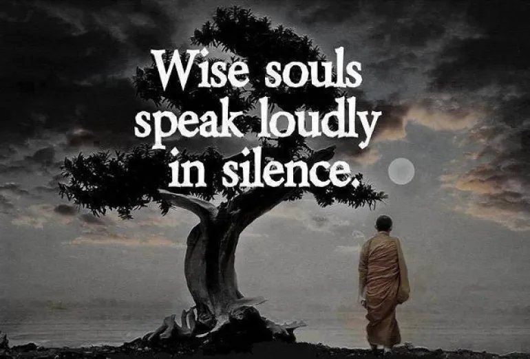 Η σιωπή είναι η καλύτερη απάντηση...