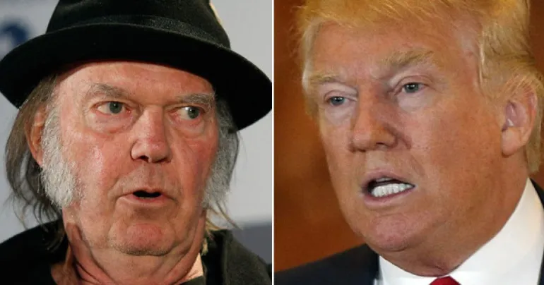 O Neil Young που κάηκε το σπίτι του επικρίνει τον Trump