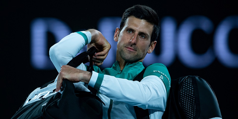 Novak Djokovic after Australian Open match