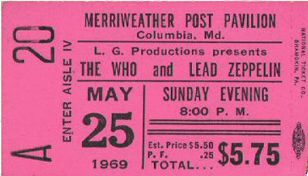 Who Zep ticket