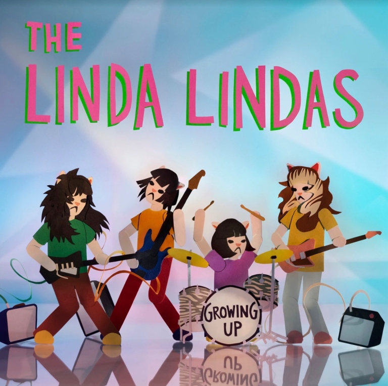 the linda lindas growing up album artwork