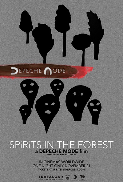 DEPECHE MODE SPIRITS IN THE FOREST ONE SHEET ARTWORK ENGLISH