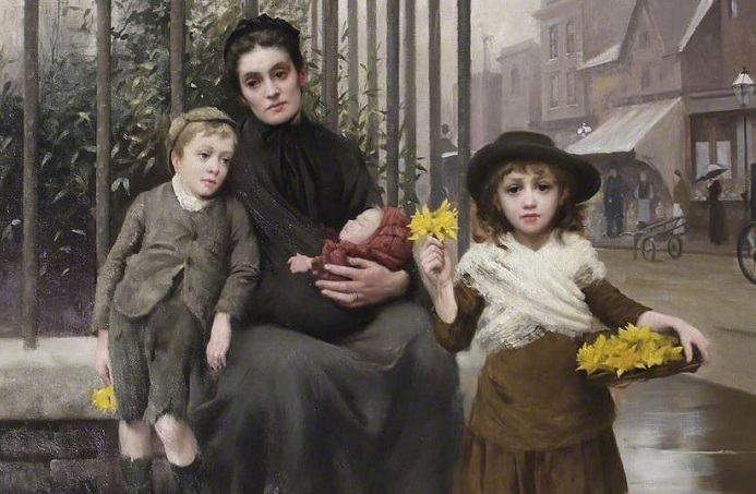 the pinch of poverty by thomas kennington 1891
