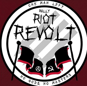 One man left Rally Riot Revolt Dec 2019