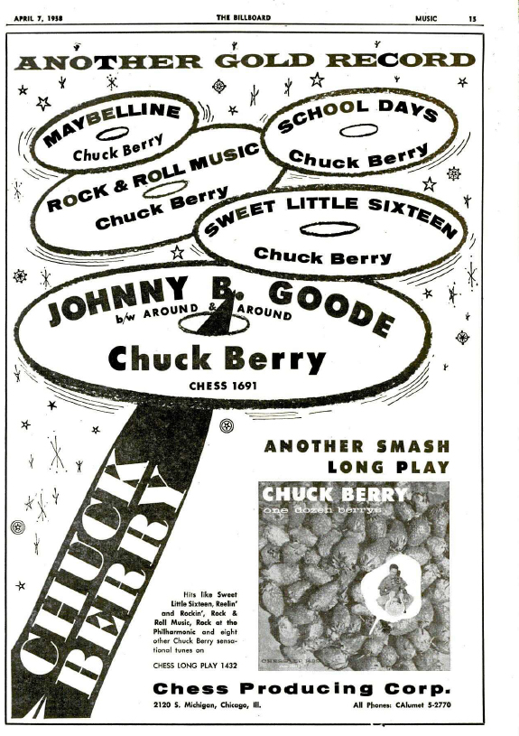7. Chuck Berry Johnny B. Goode