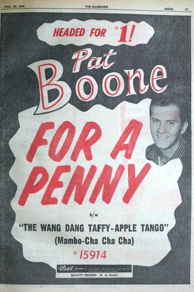 Pat Boone For A Penny