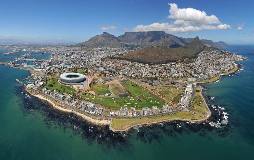 aerial photography cape town