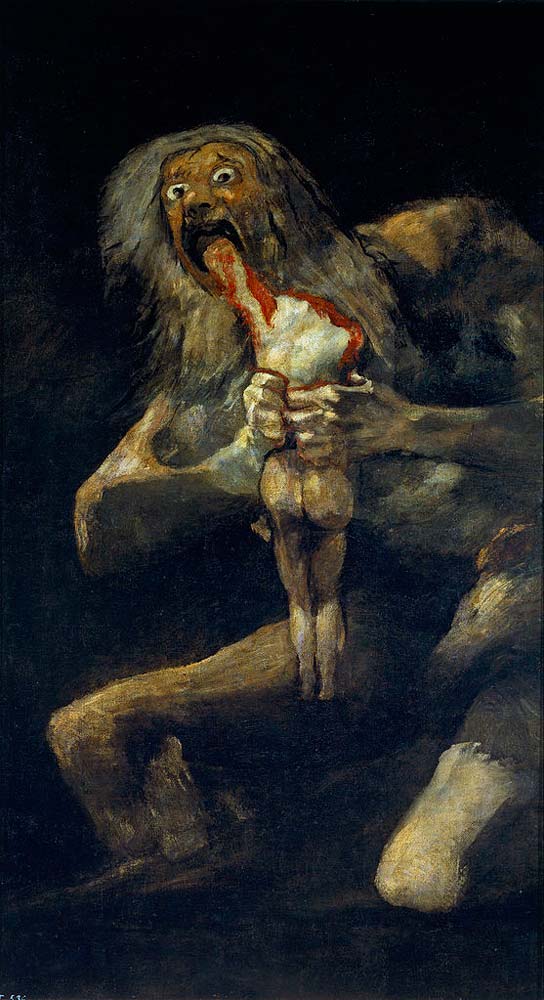 6 Francisco de Goya Saturn devouring his son 1819 1823