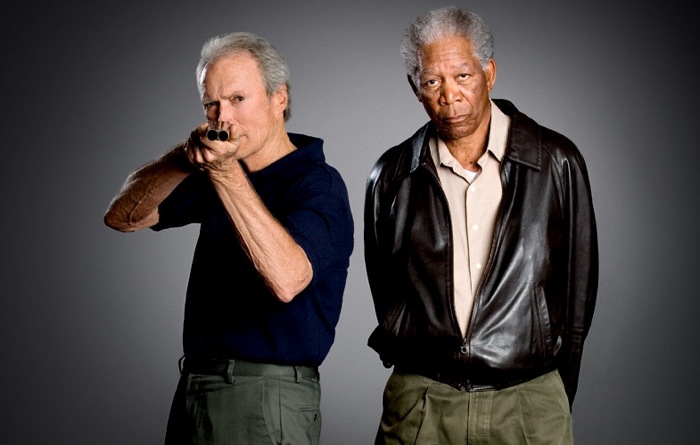 Clint Eastwood and Morgan Freeman Unforgiven