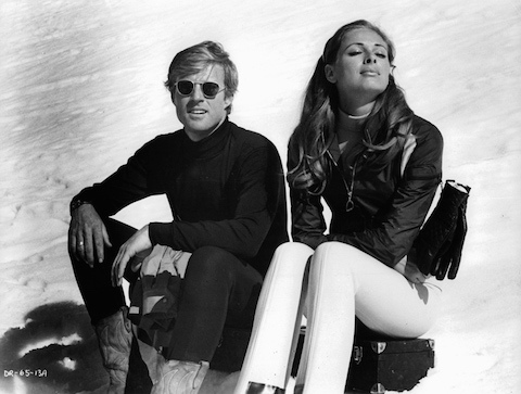 Robert Redford Camilla Sparv ski