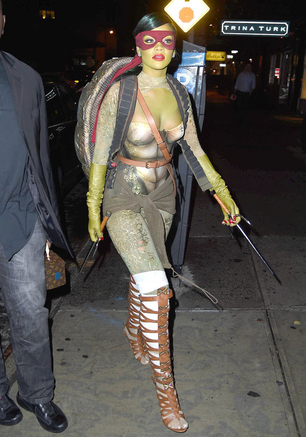 Rihanna Teenage Mutant Ninja Turtle