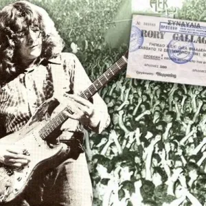 Rory Gallagher τον Σεπτέμβριο του 1981 στην Αθήνα