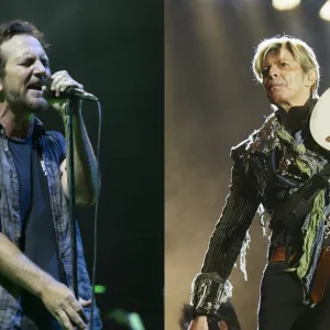 David Bowie και Eddie Vedder τραγουδούν Pink Floyd