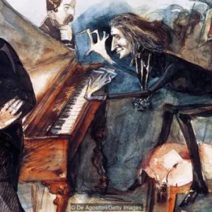 Ποιος ήταν ο πρώτος μουσικός σούπερ σταρ; o Franz Liszt