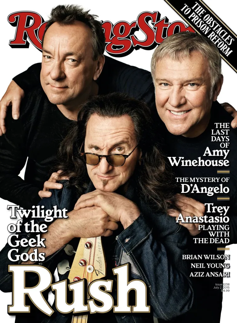 Μετά από 41 χρόνια οι Rush εξώφυλλο στο Rolling Stone