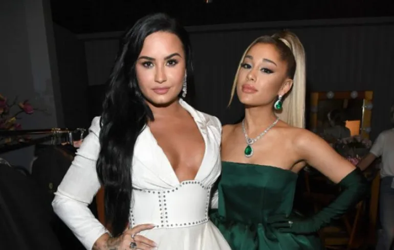 Demi Lovato & Ariana Grande ‘Met Him Last Night’