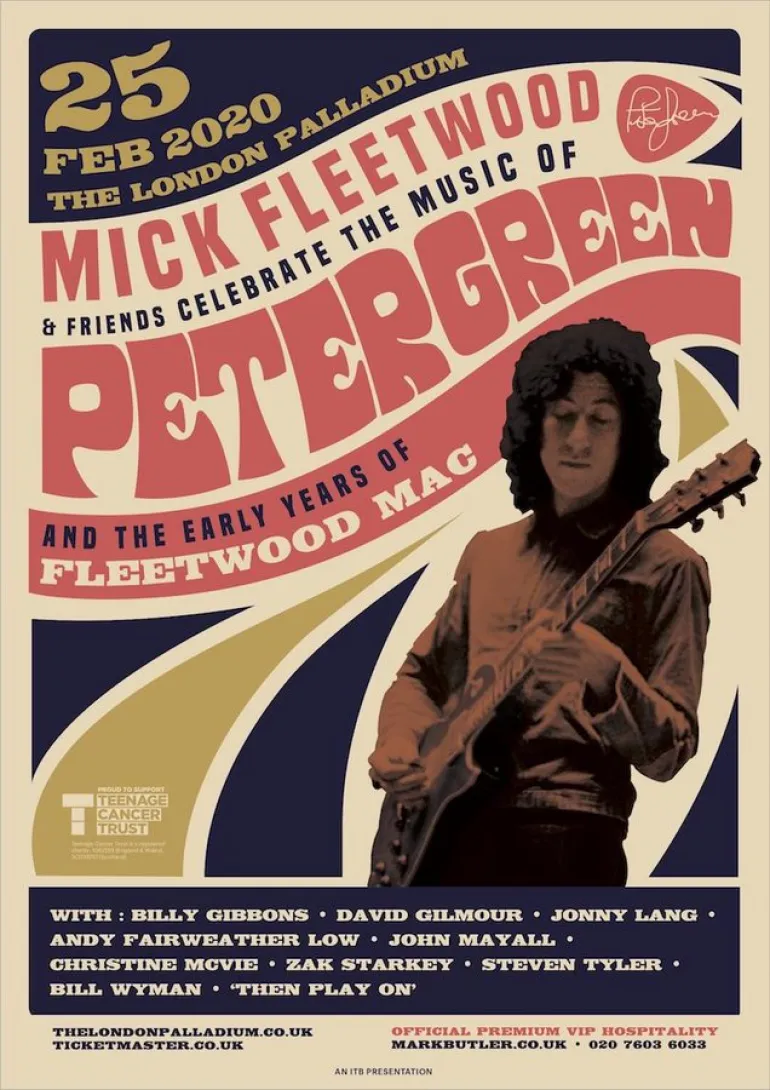 O Mick Fleetwood με φίλους τουυ θα τιμήσουν σε συναυλία τον Peter Green