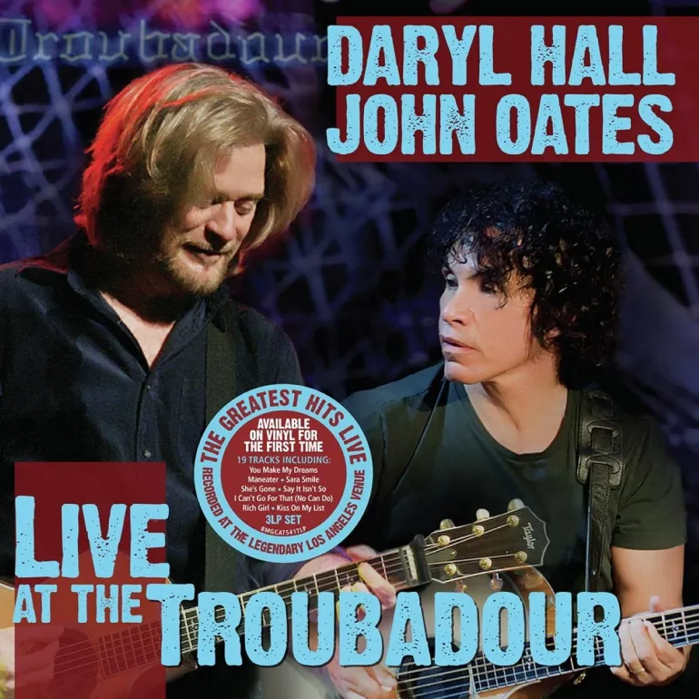 Οι Hall & Oates θα κυκλοφορήσουν σε βινύλιο το ‘Live at the Troubadour’ το 2008