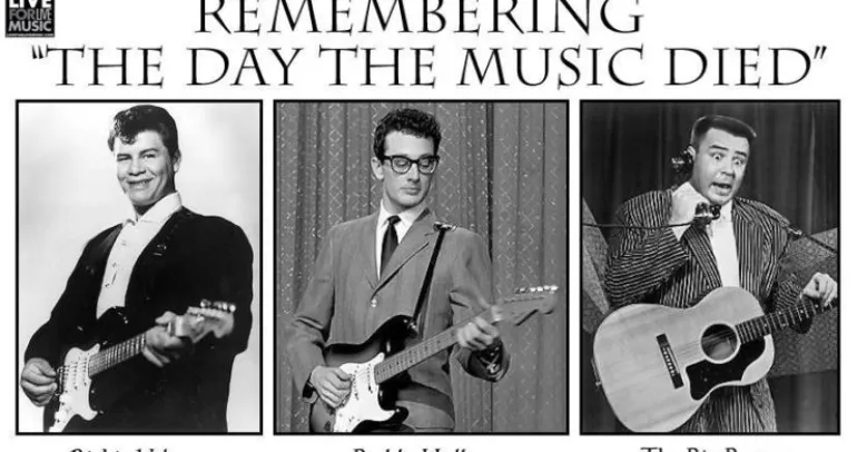3 Φεβρουαρίου 1959 The day the music died. Buddy Holly, Big Bopper, Ritchie Valens.