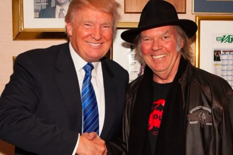 Neil Young για Trump: είσαι ντροπή για την χώρα μου, Trump για Young: είναι από τους αγαπημένους μου 