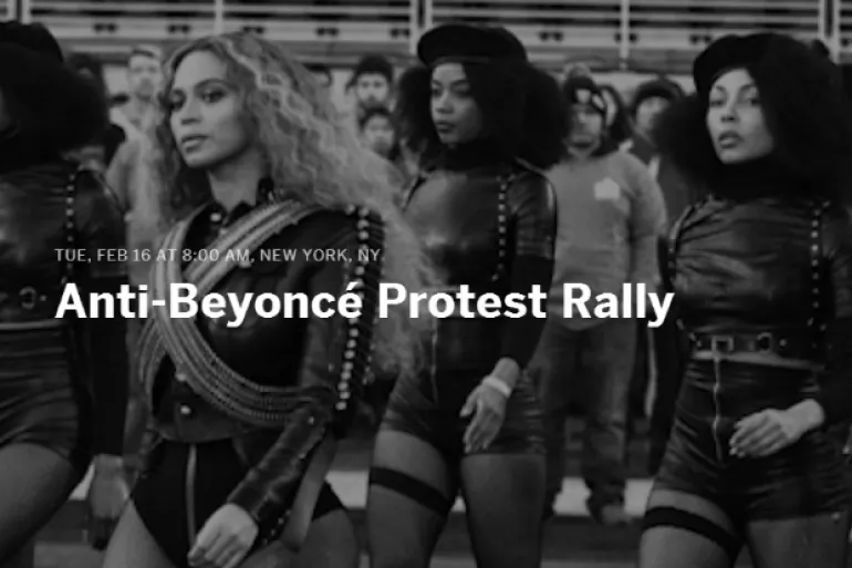 Αντι-Beyoncé διαμαρτυρία στην Νέα Υόρκη