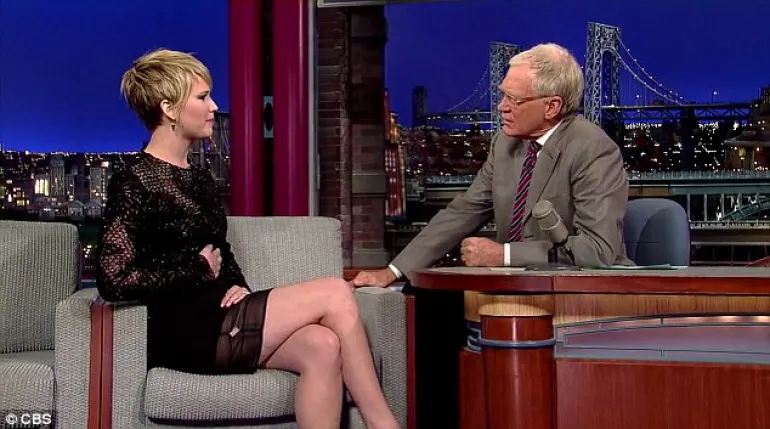 Η Jennifer Lawrence στον David Letterman