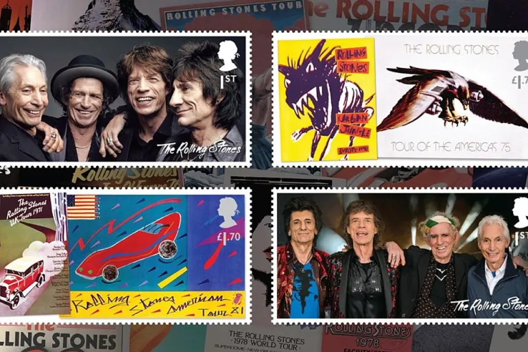 Οι Rolling Stones σε σειρά γραμματοσήμων στην Αγγλία