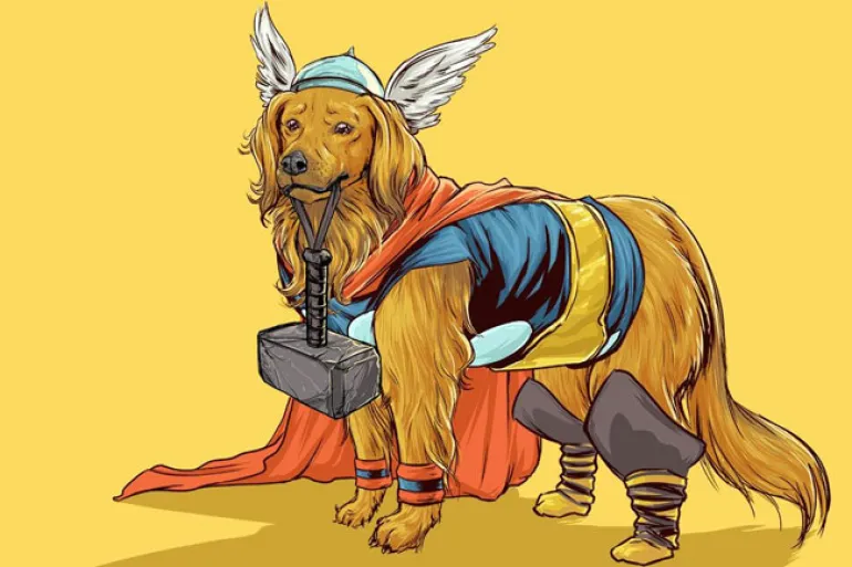 Σκυλάκια σούπερ ήρωες της Marvel...