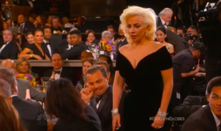 Ο Leonardo DiCaprio δικαιολογεί την αντίδραση του για την Lady Gaga στις χρυσές σφαίρες...