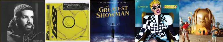 Τα πρώτα άλμπουμ στην Αμερική για το 2018