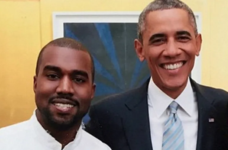 Ο Obama δίνει συμβουλές στον Kanye West για να κατέβει για πρόεδρος...