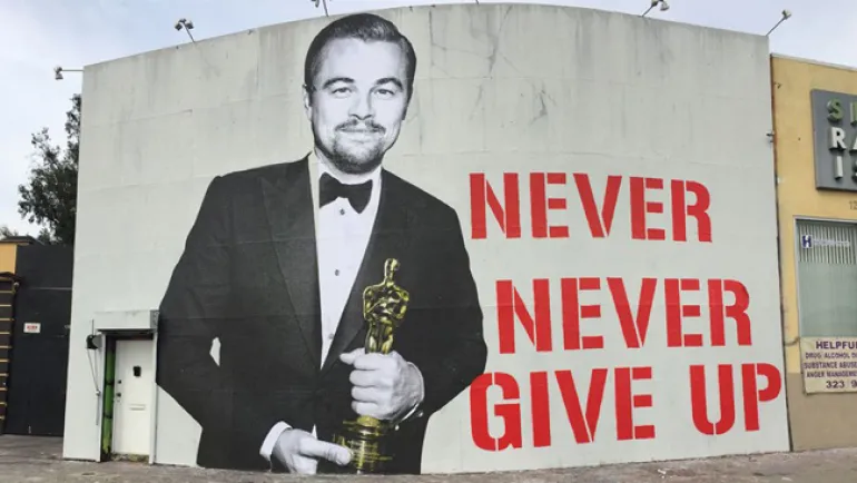Ένα Oscar Street Art έργο στο Los Angeles για τον Leonardo...