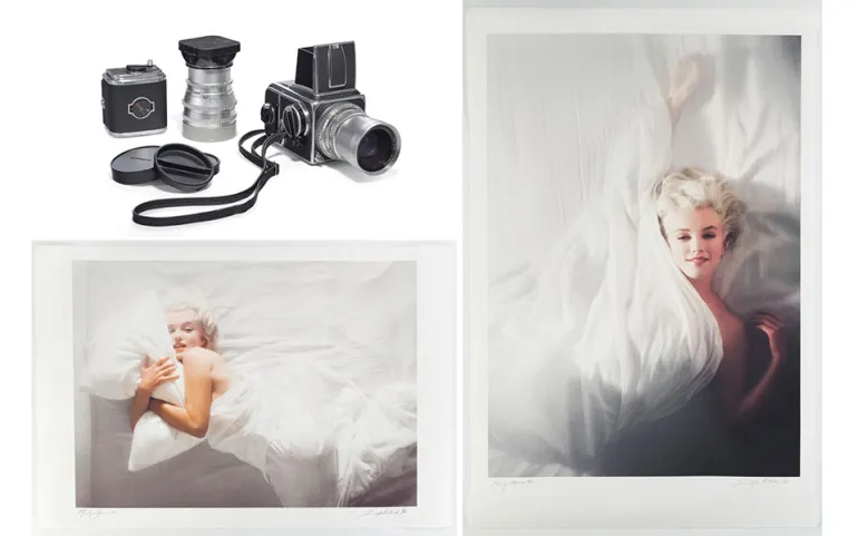 Σε δημοπρασία η κάμερα που φωτογράφησε την Marilyn Monroe στο κρεβάτι 