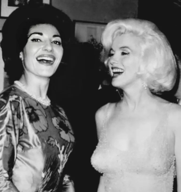 Marilyn Monroe και Maria Callas στα γενέθλια του JFK...