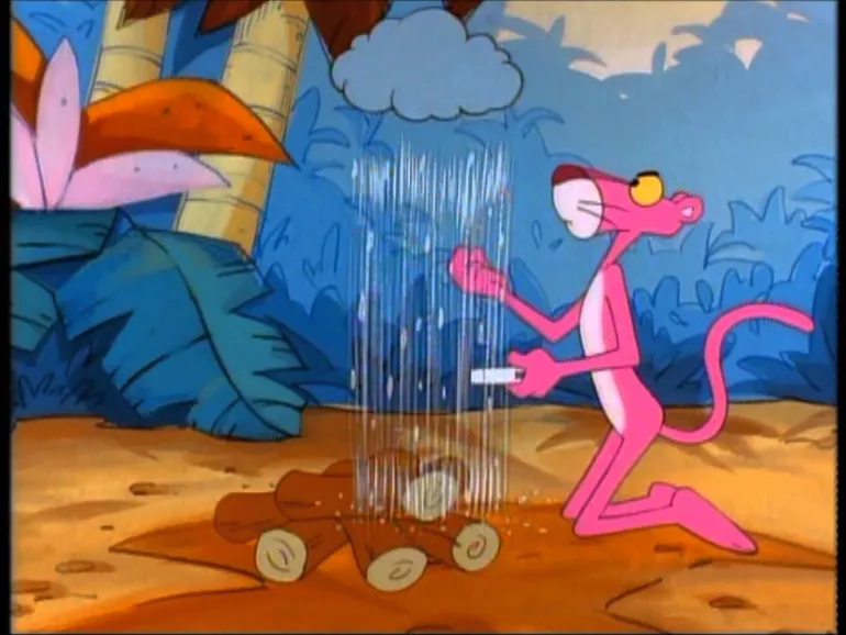 The Pink Panther in "Pink Paradise"