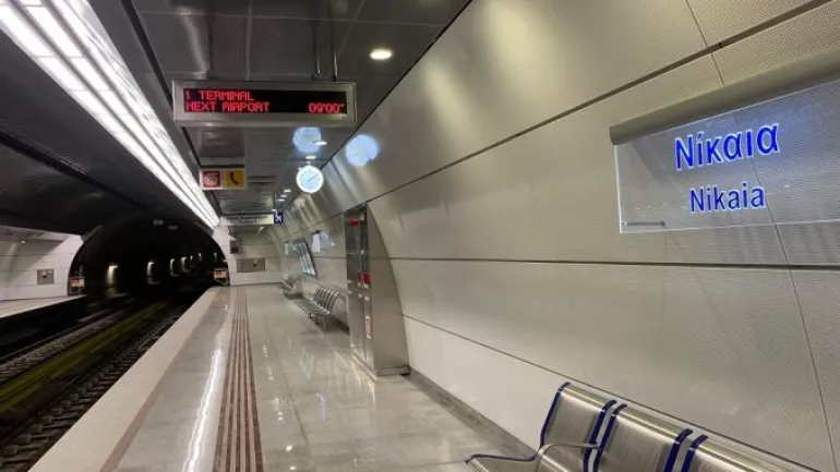 Ανοίγουν τρεις νέοι σταθμοί του μετρό «Αγ. Βαρβάρα», «Κορυδαλλός» και «Νίκαια».