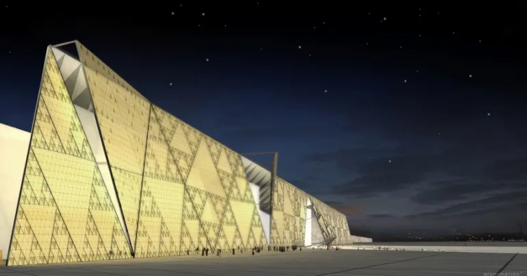 Το νέο εντυπωσιακό μουσείο του Καΐρου στις πυραμίδες
