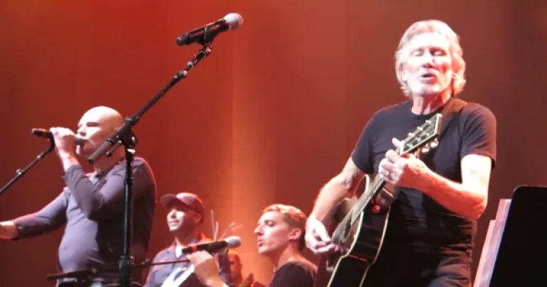 Roger Waters με Billy Corgan, Tom Morelo 