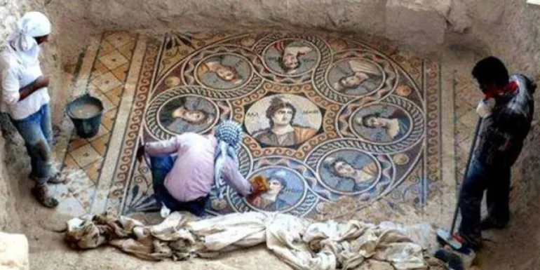 Εκπληκτικής τέχνης ψηφιδωτά στην αρχαία ελληνική πόλη Ζεύγμα  