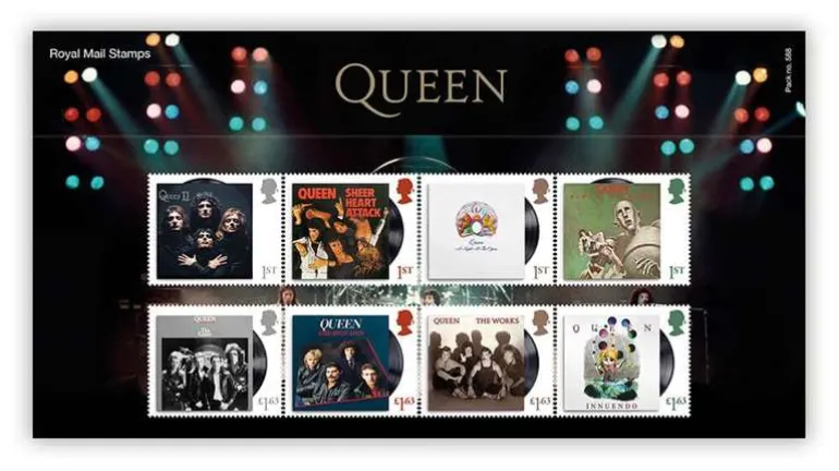 Οι Queen στα ταχυδρομεία της Βασίλισσας: Δείτε τα γραμματόσημα με εμβληματικές εικόνες