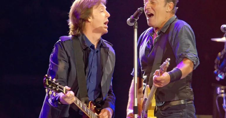 Bruce Springsteen, Paul McCartney χθες μαζί