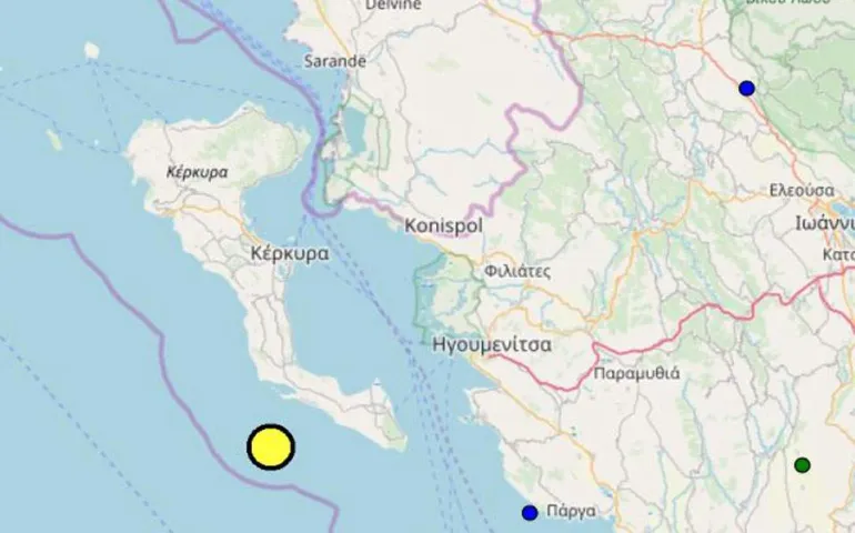 Τα ρίχτερ ταρακουνούν το Ιόνιο – σεισμοί σε Κέρκυρα,  Ζάκυνθο