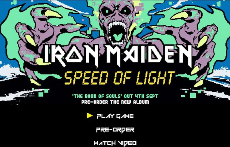 Παίξτε τα video-παιχνίδια του Speed of Light των Iron Maiden...