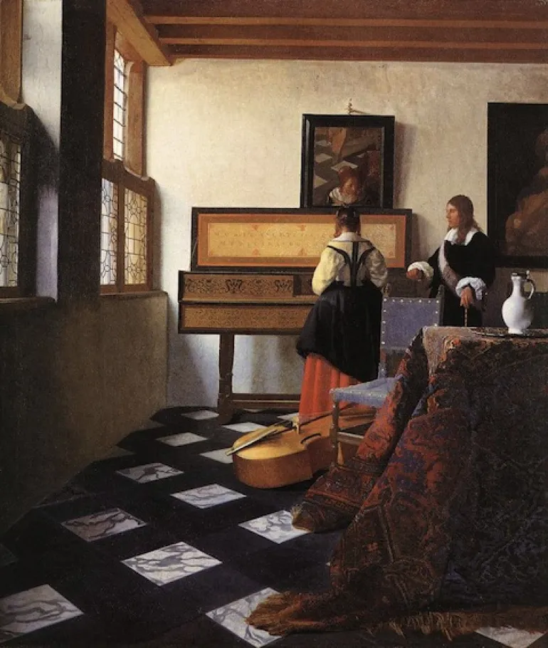 Johannes Vermeer, Ολλανδός, ζωγράφος,  αφήγηση Meryl Streep
