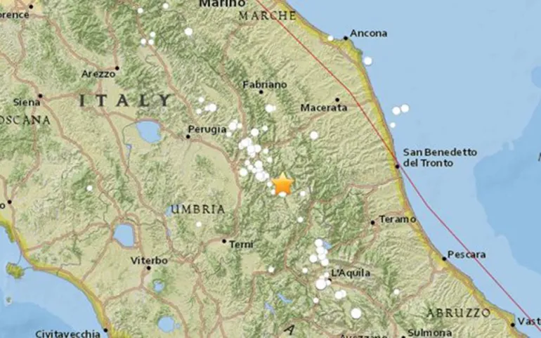 Νέος ισχυρός σεισμός 6,4 Ρίχτερ στην κεντρική Ιταλία