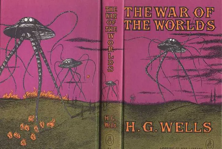 15 παλιά εξώφυλλα του βιβλίου - Ο Πόλεμος των Κόσμων του Χ. Τζ. Γουέλς