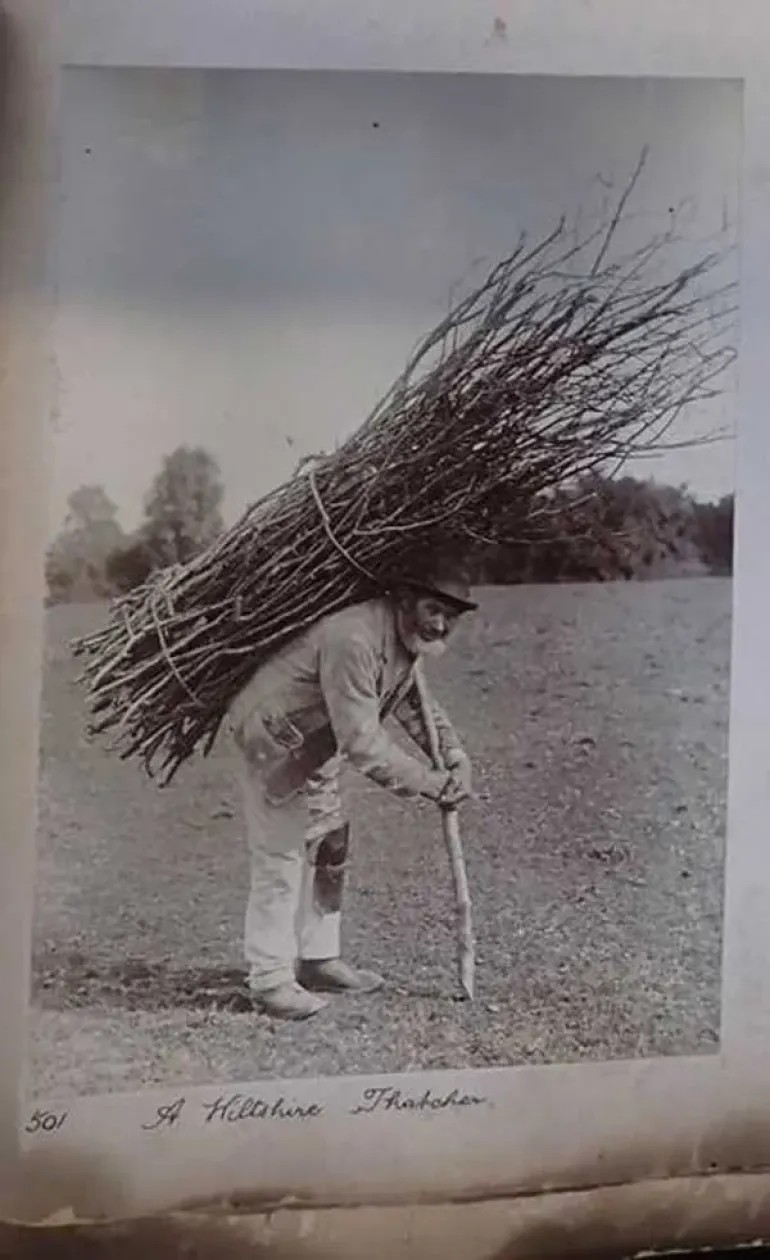 'A Wiltshire Thatcher' (Image credit: Ernest Howard Farmer)