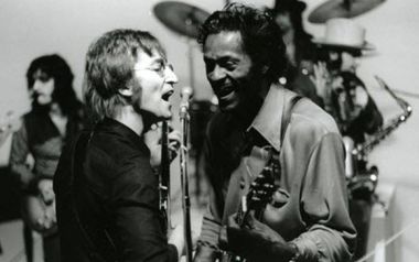John Lennon με Chuck Berry το 1971
